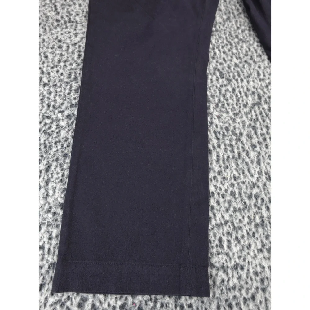 Banana Republic Mens Aiden Chino Pants 35x30‎ Navy Blue Slim Fit 100% Cotton